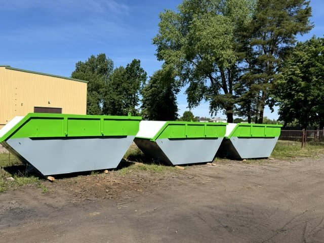 Two-tone 10 m³ containers